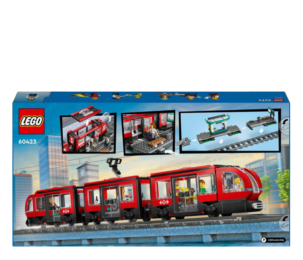 LEGO City 60423 Tramwaj miejski ze stacją - 1266140 - zdjęcie 6